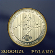 PRL, 20000 zł, 1989, XIV Mistrzostwa w piłce - Włochy, Piłkarz