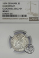 Skandynawia, Dania, 8 skillingów, 1694, NGC MS 62