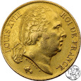 Francja, 20 franków, 1817 A, Ludwik XVIII