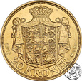 Dania, 20 koron, 1916