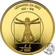 NMS, Mongolia, 1000 tugrików, 1999, Leonardo da Vinci 