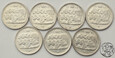 Belgia, 100 franków, 1948-1951, lot 7 sztuk
