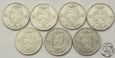 Belgia, 100 franków, 1948-1951, lot 7 sztuk