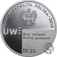 III RP, 10 zł, 2016, 200 lat Uniwersytetu Warszawskiego 