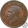 Francja, medal klęski Napoleona III w bitwie pod Sedanem, 1870