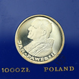 PRL, 1000 złotych, 1983, Jan Paweł II, Lustrzanka