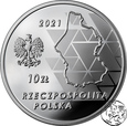 III RP, 10 złotych, 2021, 100. rocznica III Powstania Śląskiego 