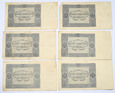 GG, 5 złotych, 1941, LOT banknotów, 8 sztuk