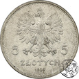 II RP, 5 złotych, 1930, Sztandar 