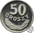 PRL, 50 groszy, 1987 - Lustrzanka