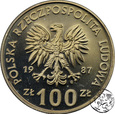 PRL, 100 złotych, 1987, Kazimierz III Wielki - Lustrzanka