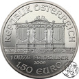 Austria,1,5 euro,2009, Filharmonik, uncja srebra