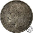 Belgia, 5 franków, 1868