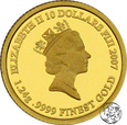 NMS, Fiji, 10 dolarów, 2007, Papież Jan XXIII