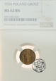 II RP, 1 grosz, 1934, NGC MS 62 BN