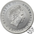 Australia, 1 dolar, 2015, Pająk, uncja srebra