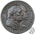 Niemcy, medal, Hindenburg - Bismarck, 60 lat Cesarstwa Niemieckiego