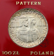 PRL, 100 złotych, 1966, Mieszko i Dabrówka popiersia, PRÓBA