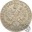 II RP, 10 złotych, 1932, Polonia bez znaku