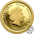NMS, Wyspy Cooka, 1 dolar, 2010, Jan Paweł II