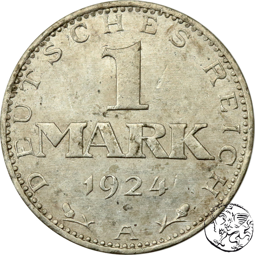 Niemcy, 1 marka, 1924 A