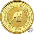 Australia, 15 dolarów, 1995, 1/10 uncji złota, Kangur