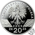 III RP, 20 złotych, 2009, Jaszczurka Zielona 