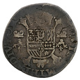 Brabancja, 1/2 ecu, 1596, Filip II Antwerpia RRR