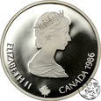 Kanada, 20 dolarów 1986, Olimpida, Calgary 1988 -  Hokej na lodzie