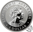 Australia, 1 dolar, 2019, kookaburra, uncja srebra