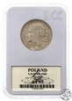 II RP, 5 złotych, 1933, głowa kobiety - GCN AU55