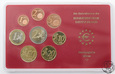 Niemcy, 5 x zestaw monet euro, 2005, mennice - A/D/F/G/J, proof