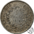 Francja, 5 franków, 1873 K