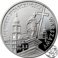 III RP, 20 złotych, 1996, IV wieki stołeczności Warszawy 