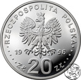 III RP, 20 złotych, 1996, IV wieki stołeczności Warszawy 