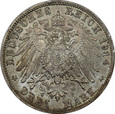 Niemcy, Bawaria, 3 marki 1914 D