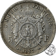 Francja, 5 franków, 1867 A