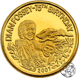 NMS, Rwanda, 200 franków, 2007, Dian Fossey