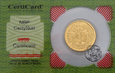 Polska, III RP, 100 zł, 1995, Orzeł Bielik, nr certyfikatu 0814