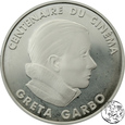 Francja, 100 franków, 1995, Kinematografia- Greta Garbo