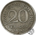 Królestwo Polskie, 20 fenigów, 1918
