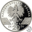 III RP, 20 złotych, 1996, Jeż 