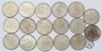 Szwecja, 1 korona, 1952-1968, lot 17 szt
