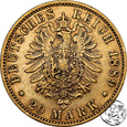 Niemcy, Prusy, 20 marek, 1889 A