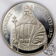 PRL, 1000 złotych, 1987, Kazimierz Wielki PRÓBA, NGC PF 64