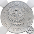 PRL, 20 groszy, 1962, NGC MS 65