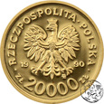 Polska, 20000 złotych, 1990, Solidarność