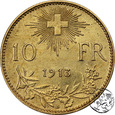 Szwajcaria, 10 franków, 1913 B 