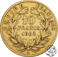 Francja, 10 franków, 1862 @