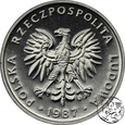 PRL, 50 groszy, 1987 - Lustrzanka
